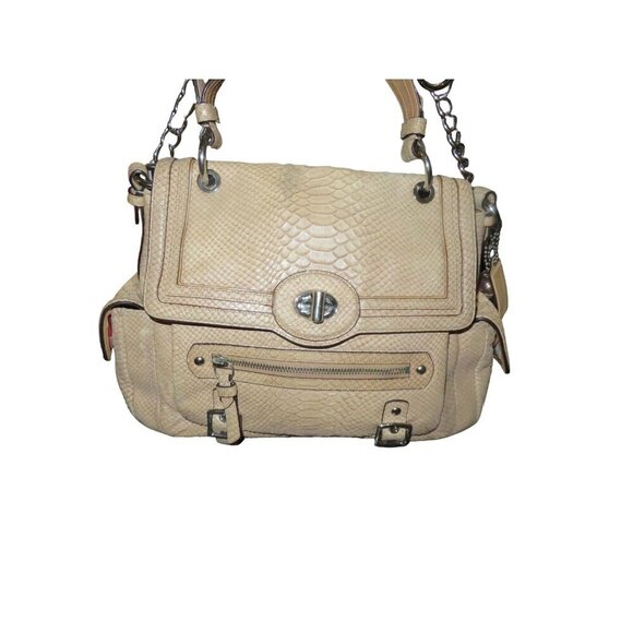 Coach Sydney Limited Edition Croc Embossed Exotic Leather Flap Satchel Handbag